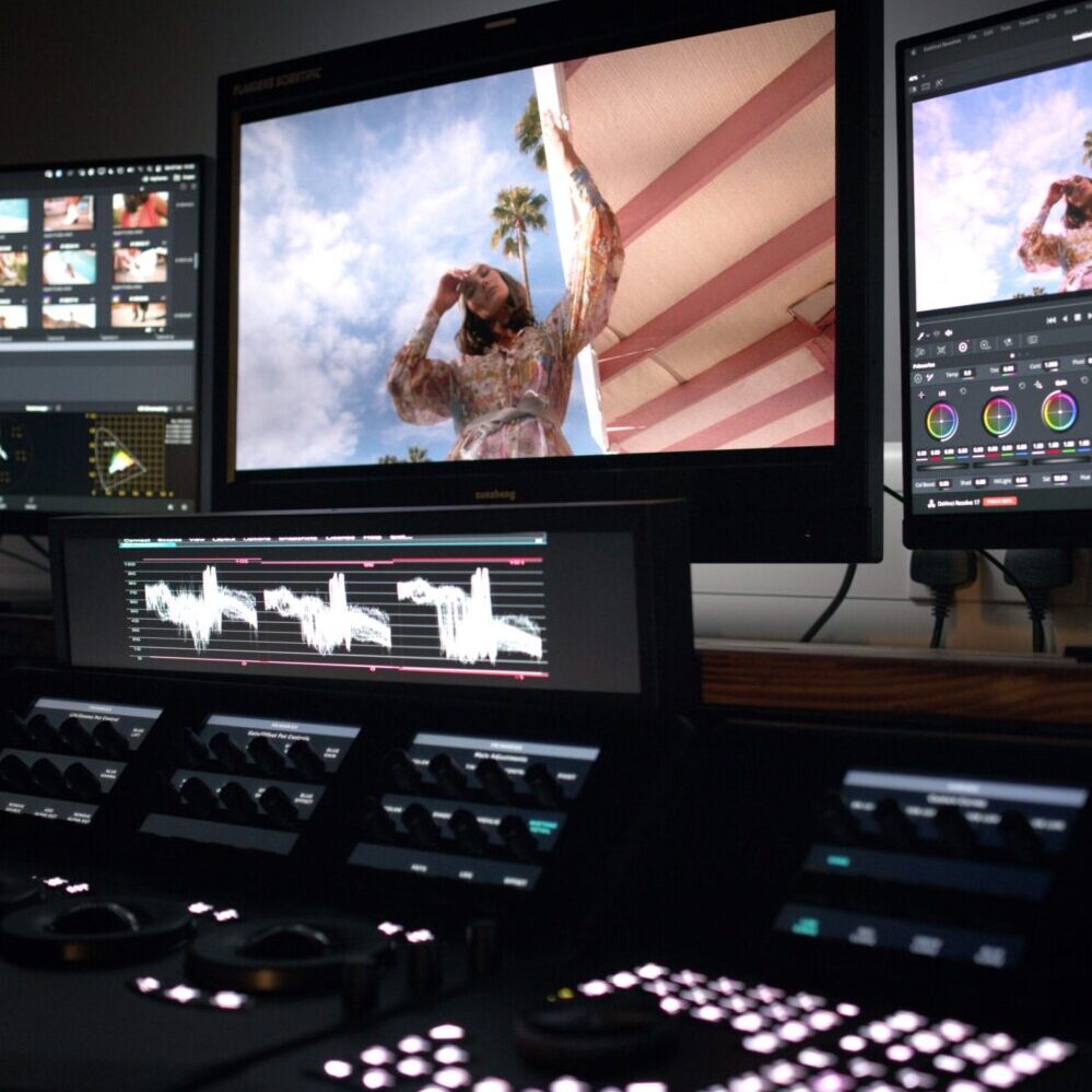 film colourist grading suite